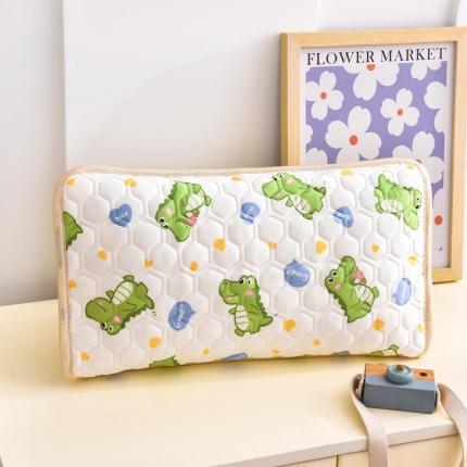 91家纺网 家纺一手货源 找家纺 嗨生活 2022新款针织棉乳胶儿童枕套可爱小恐龙