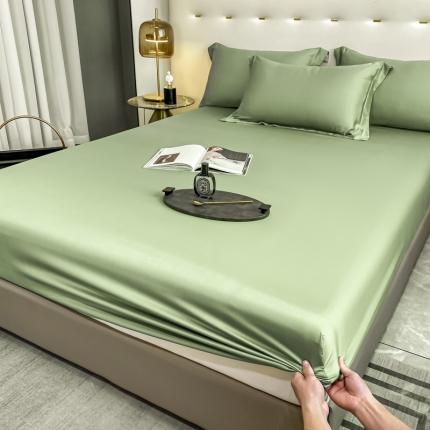 91家纺网 家纺一手货源 找家纺 (总)DC 2024新B类100支长绒棉蔚蓝系列--单品床笠