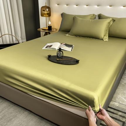 91家纺网 家纺一手货源 找家纺 (总)DC 2024新B类100支长绒棉蔚蓝系列--单品床笠