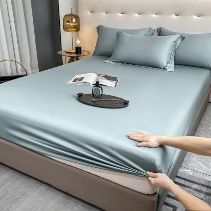 91家纺网 家纺一手货源 找家纺 (总)DC 2024新B类100支长绒棉蔚蓝系列--单品床笠