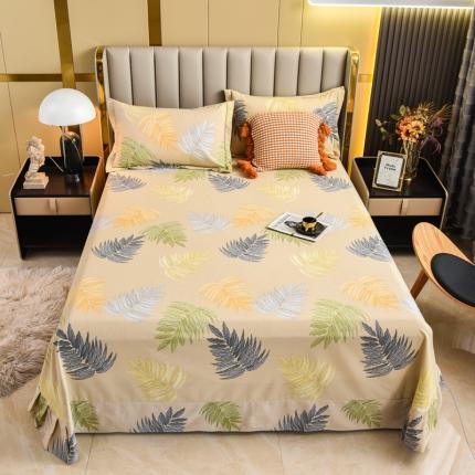 91家纺网 家纺一手货源 找家纺 名优家纺 2023新款全棉生态活性磨毛单床单 丛草集