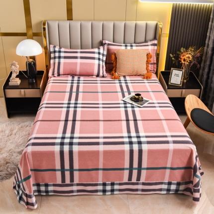 91家纺网 家纺一手货源 找家纺 名优家纺 2023新款全棉生态活性磨毛单床单 克莱尔