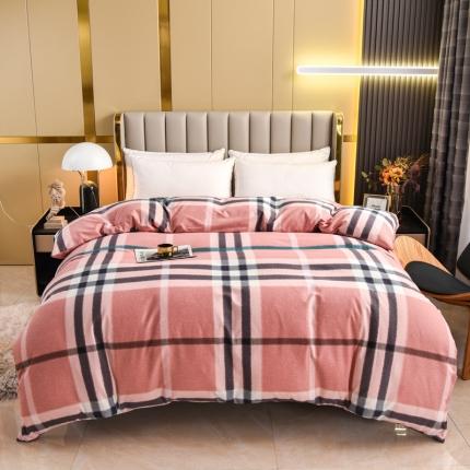 91家纺网 家纺一手货源 找家纺 名优家纺 2023新款全棉生态活性磨毛单被套 克莱尔