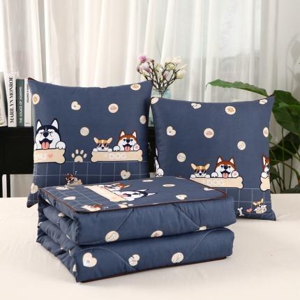 91家纺网 家纺一手货源 找家纺 （总）素玖抱枕被 2023新款磨毛印花抱枕被