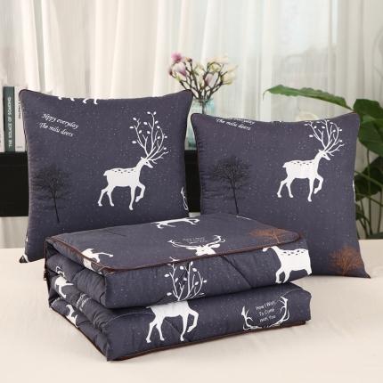 91家纺网 家纺一手货源 找家纺 （总）素玖抱枕被 2023新款磨毛印花抱枕被