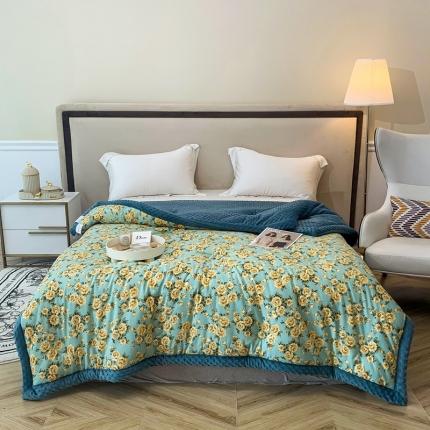 澳洲羽 2024新款3D按摩豆豆被 芳香玫瑰