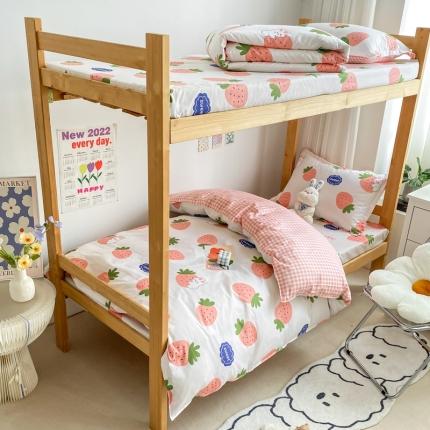 91家纺网 家纺一手货源 找家纺 （总）铭成家纺2022新款全棉印花学生三件套