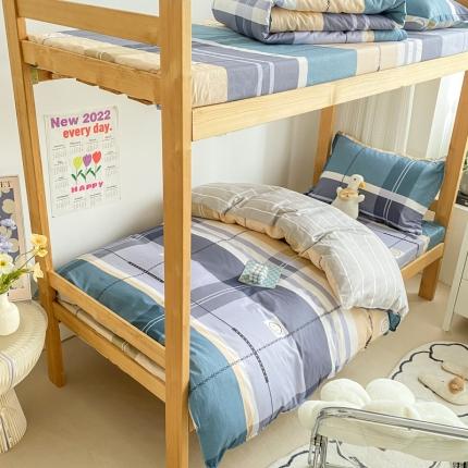 91家纺网 家纺一手货源 找家纺 铭成家纺2022新款全棉印花学生三件套 幽若格