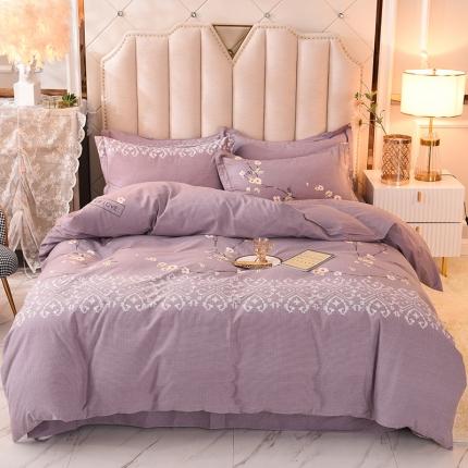 91家纺网 家纺一手货源 找家纺 （总）磨毛世家  2025多规格四件套加厚保暖