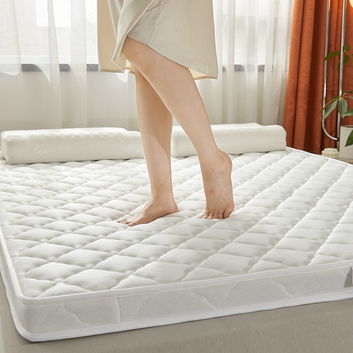 91家纺网 家纺一手货源 找家纺 时奥 2022新款椰棕护颈床垫系列(包邮) SN格调白（乳胶+椰棕）