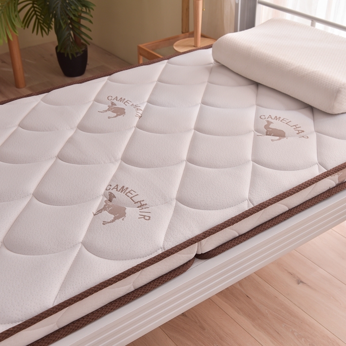 91家纺网 家纺一手货源 找家纺 时奥 新款椰棕护颈床垫系列-学生款(包邮) SN驼绒白（乳胶+椰棕）