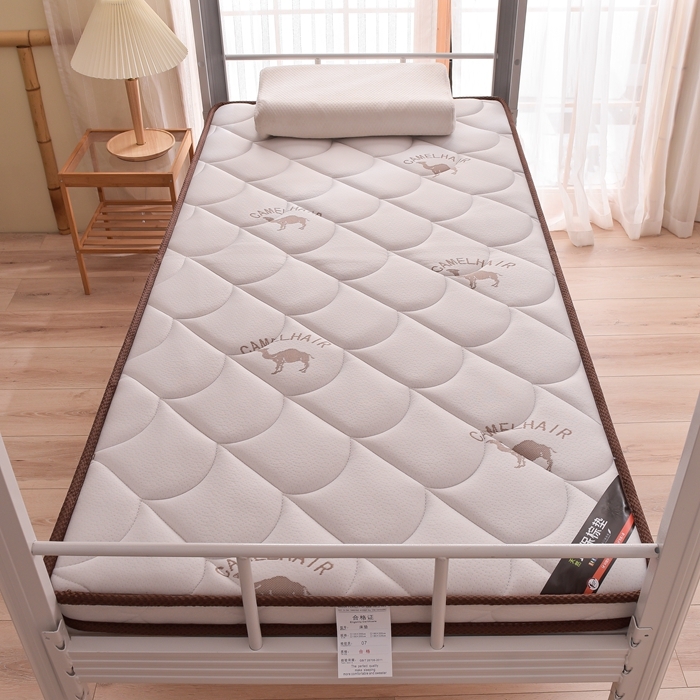 91家纺网 家纺一手货源 找家纺 时奥 新款椰棕护颈床垫系列-学生款(包邮) SN驼绒白（乳胶+椰棕）