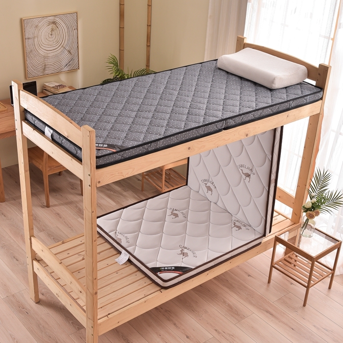 91家纺网 家纺一手货源 找家纺 时奥 新款椰棕护颈床垫系列-学生款(包邮) SN驼绒白（乳胶+椰棕）