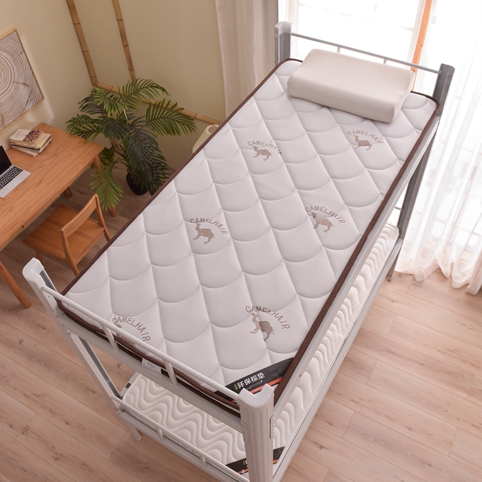 91家纺网 家纺一手货源 找家纺 时奥 新款椰棕护颈床垫系列-学生款(包邮) SN驼绒白（乳胶+椰棕）