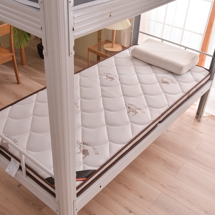 91家纺网 家纺一手货源 找家纺 时奥 新款椰棕护颈床垫系列-学生款(包邮) SN驼绒白（乳胶+椰棕）