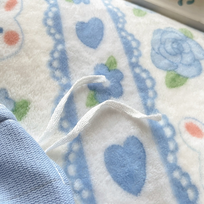 91家纺网 家纺一手货源 找家纺 呗旺鹿 2022年印花小清新加厚保暖牛奶绒四件套直播 花田兔