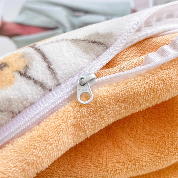 91家纺网 家纺一手货源 找家纺 呗旺鹿 2022印花小清新加厚保暖牛奶绒四件套直播 花影暗香