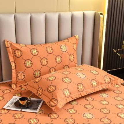 91家纺网 家纺一手货源 找家纺 名优家纺 2023新款全棉生态活性磨毛单品枕套 小情调