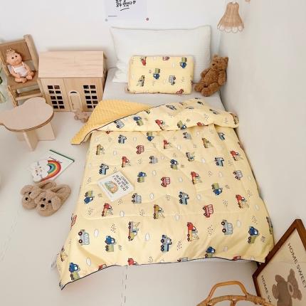 91家纺网 家纺一手货源 找家纺 （总）吉咪兔  2022新款儿童卡通全棉豆豆被