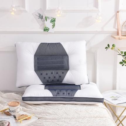 全棉网面透气护颈枕芯单人助眠枕头决明子磁石枕