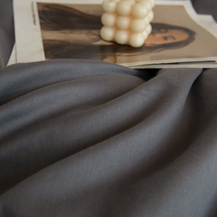 91家纺网 家纺一手货源 找家纺 杜先生 2023新款全棉学生宿舍上下铺色拼系列三件套 深灰-姜黄