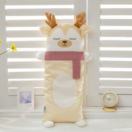 91家纺网 家纺一手货源 找家纺 总）良佐生活2022新款60支贡缎全棉儿童动物枕头24x56