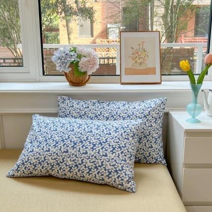 91家纺网 家纺一手货源 找家纺 总优彩 2022新款全棉13372法式田园风情浪漫碎花单枕套