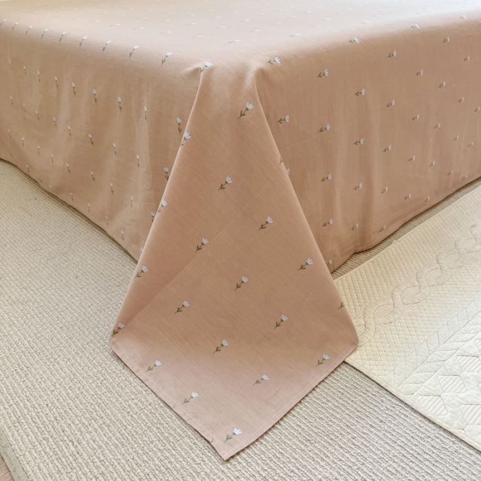 91家纺网 家纺一手货源 找家纺 优彩 全棉13372法式田园风情浪漫碎花单床单 童话镇