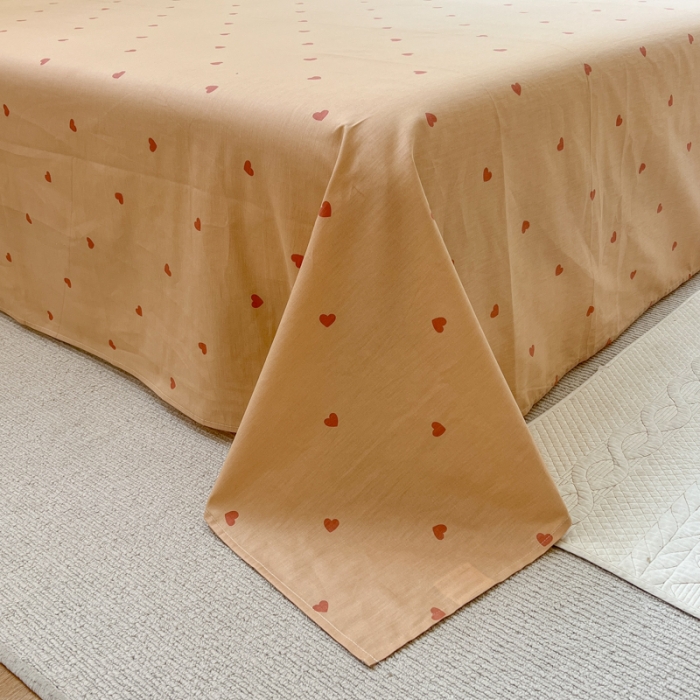 91家纺网 家纺一手货源 找家纺 优彩 全棉13372法式田园风情浪漫碎花单床单 小樱桃