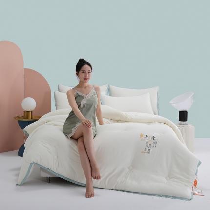 91家纺网 家纺一手货源 找家纺 （总）元元被芯 2023新款大麦蛋白纤维被加厚春秋冬被