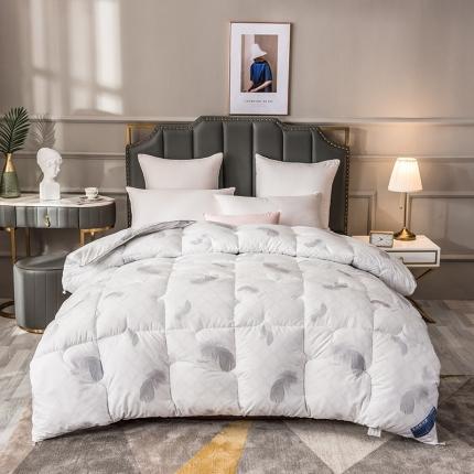 91家纺网 家纺一手货源 找家纺 莱宁被业 2022新款生态暖绒被 白色