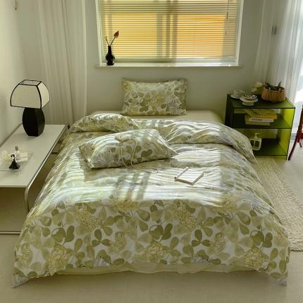 91家纺网 家纺一手货源 找家纺 （总）窝米 2022秋季新品全棉13370花卉系列四件套