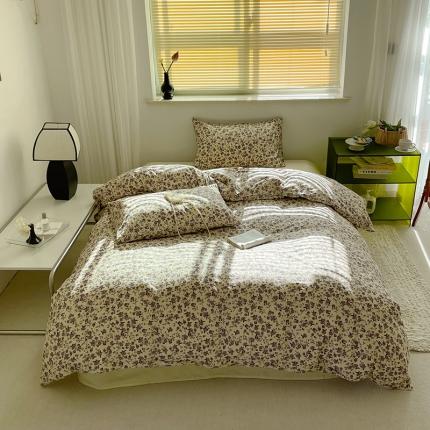 91家纺网 家纺一手货源 找家纺 （总）窝米 2022秋季新品全棉13370花卉系列四件套