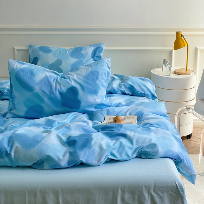 91家纺网 家纺一手货源 找家纺 （总）窝米 2022秋季新品全棉13370简约风系列四件套