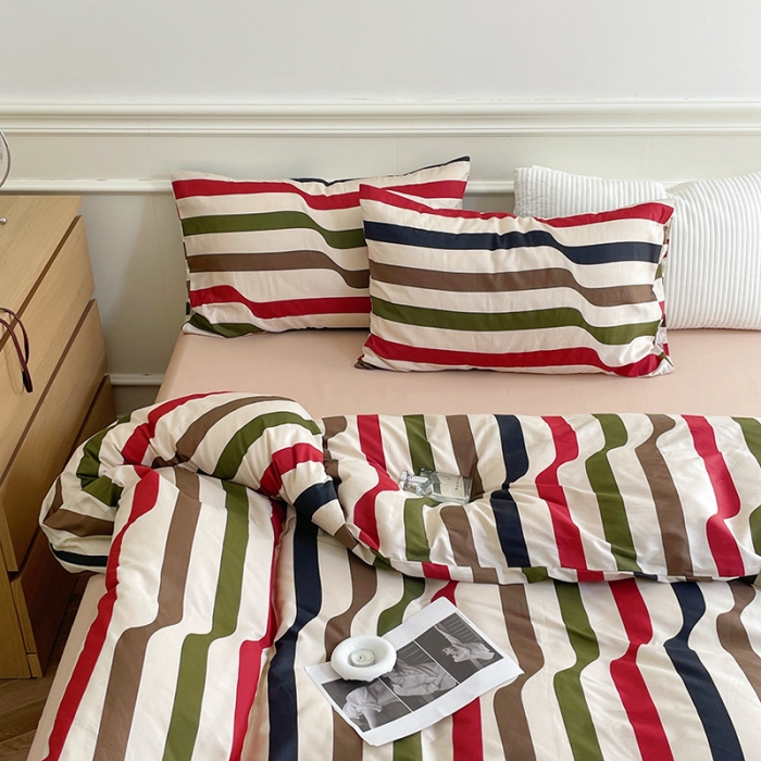 91家纺网 家纺一手货源 找家纺 窝米 2022秋季新品全棉13370简约风系列四件套 巴赫乐谱