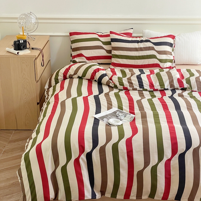 91家纺网 家纺一手货源 找家纺 窝米 2022秋季新品全棉13370简约风系列四件套 巴赫乐谱