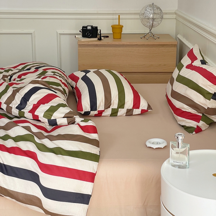 91家纺网 家纺一手货源 找家纺 窝米 2022秋季新品全棉13370简约风系列四件套 巴赫乐谱