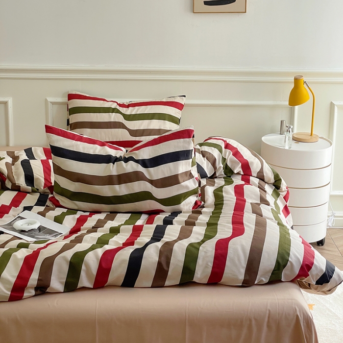 91家纺网 家纺一手货源 找家纺 窝米 2022秋季新品全棉13370简约风系列四件套 巴赫乐谱