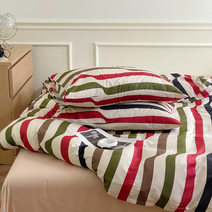 91家纺网 家纺一手货源 找家纺 窝米 2022秋季新品全棉13370简约风系列四件套 巴赫乐谱