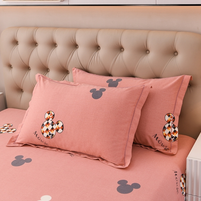 91家纺网 家纺一手货源 找家纺 润淳 2025新款加厚活性磨毛四件套纯棉三件套 快乐童年