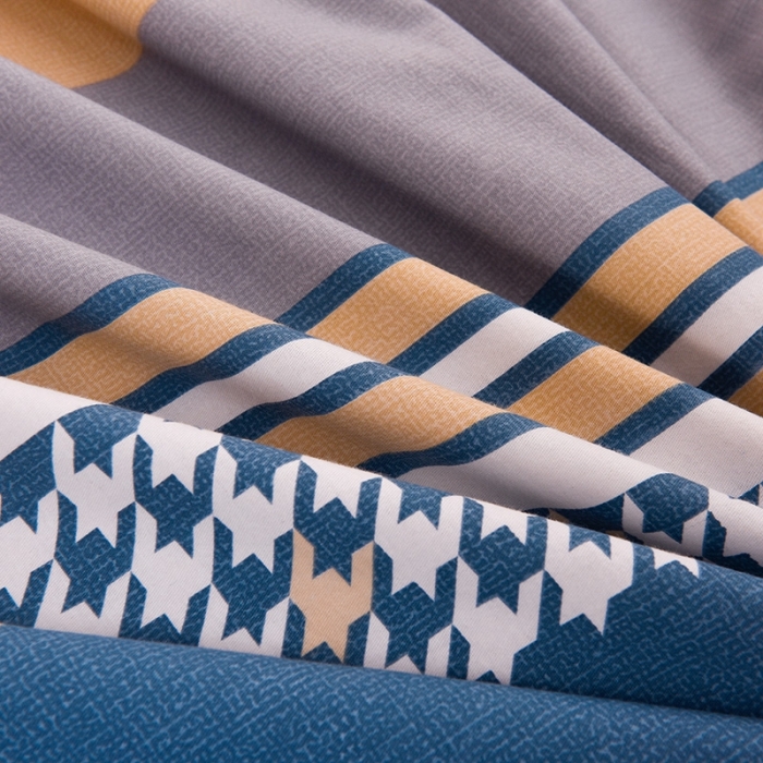 91家纺网 家纺一手货源 找家纺 润淳 2025新款加厚活性磨毛四件套纯棉三件套 摩登都市 粉