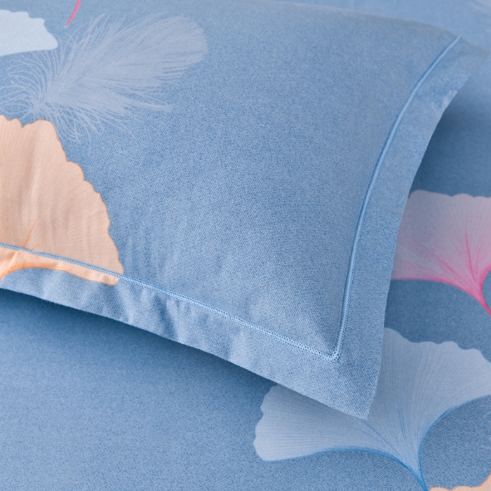 91家纺网 家纺一手货源 找家纺 润淳 2025新款加厚活性磨毛四件套纯棉三件套 沐雅清风