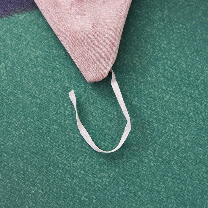 91家纺网 家纺一手货源 找家纺 润淳 2025新款加厚活性磨毛四件套纯棉三件套 品格 酒红