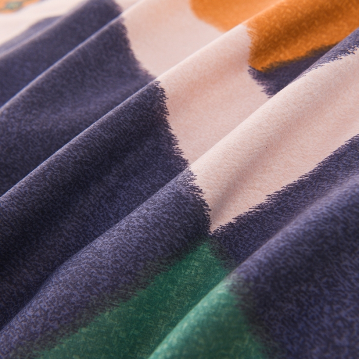 91家纺网 家纺一手货源 找家纺 润淳 2025新款加厚活性磨毛四件套纯棉三件套 品格 酒红