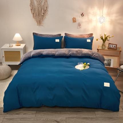 91家纺网 家纺一手货源 找家纺 （总）啊雅家居 2025新款水洗棉加绒单面绒被套