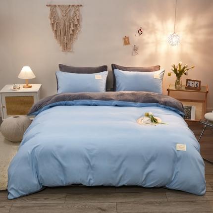 91家纺网 家纺一手货源 找家纺 （总）啊雅家居 2025新款水洗棉加绒单面绒被套