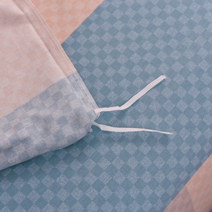 91家纺网 家纺一手货源 找家纺 润淳 2025新款加厚活性磨毛四件套纯棉三件套 小鹿格韵 桔