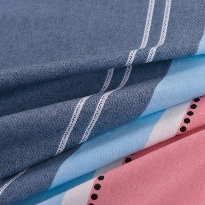 91家纺网 家纺一手货源 找家纺 润淳 2025新款加厚活性磨毛四件套纯棉三件套 炫彩时光