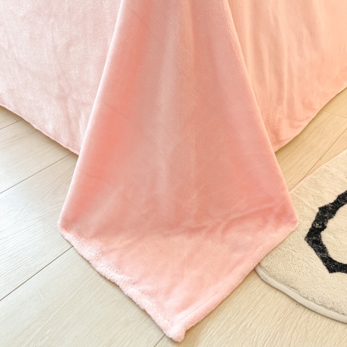 91家纺网 家纺一手货源 找家纺 金爱家 2023新款牛奶绒小清新四件套 花开四季