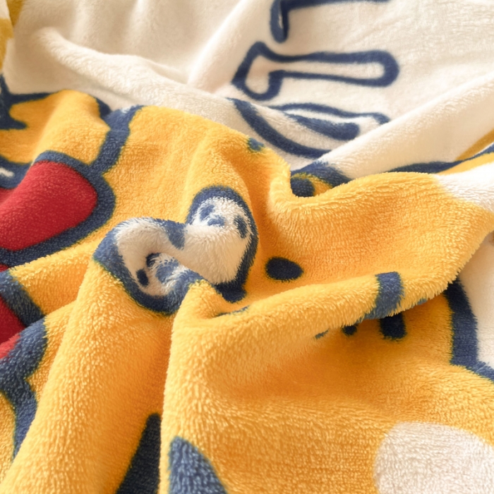 91家纺网 家纺一手货源 找家纺 金爱家 2023新款牛奶绒小清新四件套 可爱老虎